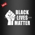 A Black Lives Matter Vinyl Transfer for T Shirts